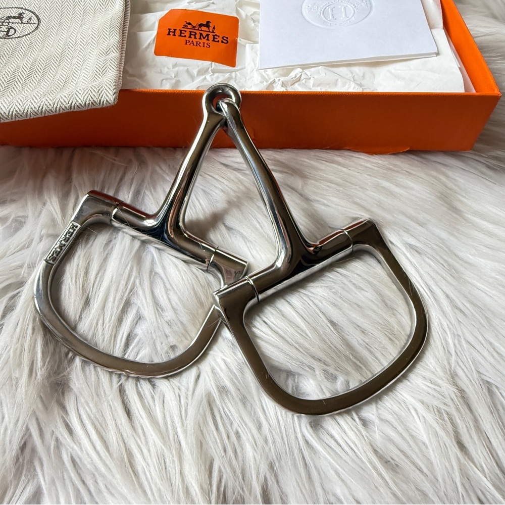 Vintage Hermès Stainless Steel Verdun Snaffle Bit - Picture 7 of 10